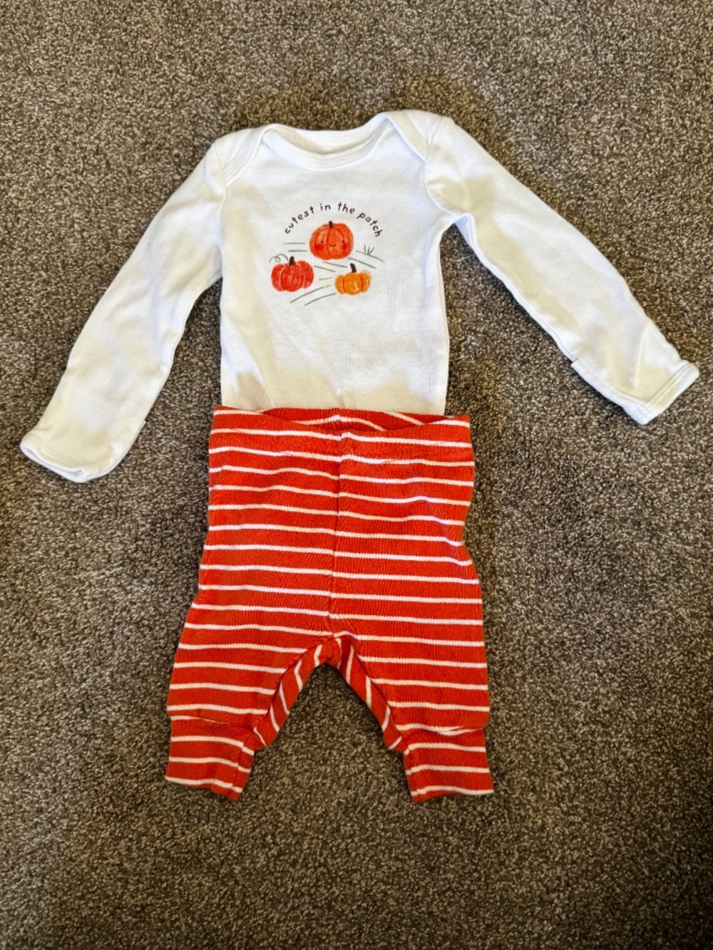 Carter’s Pumpkin Patch NB Outfit